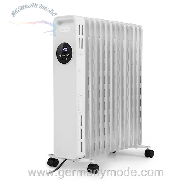 شوفاژ برقی کلارشتاین آلمان Klarstein Thermaxx Heatstream Ölradiator Weiß 2500 watt Freistehend
