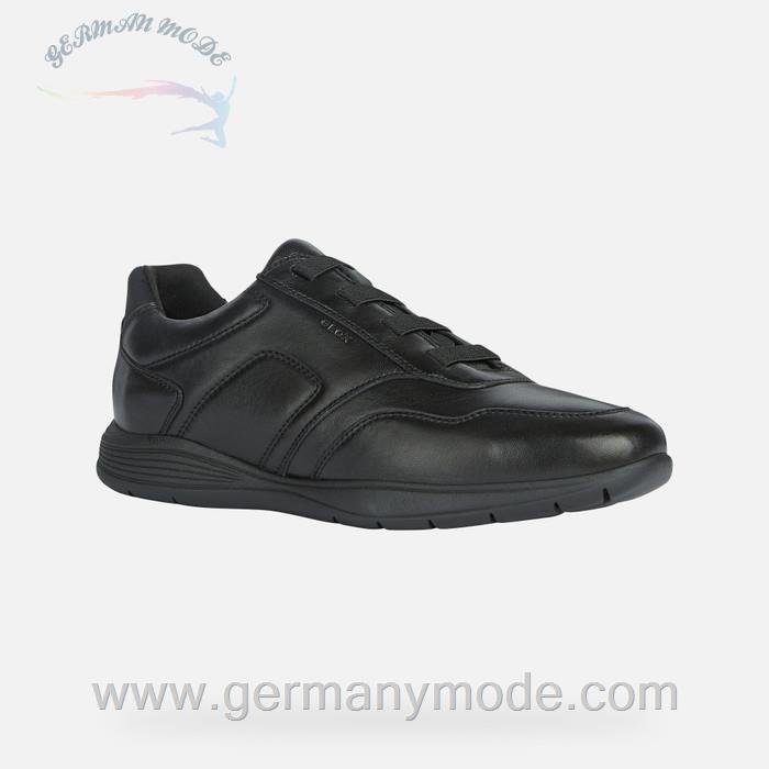 کفش مردانه جی اوکس ایتالیا GEOX LEDERSCHUHE Spherica Ec2 Herr Schwarz