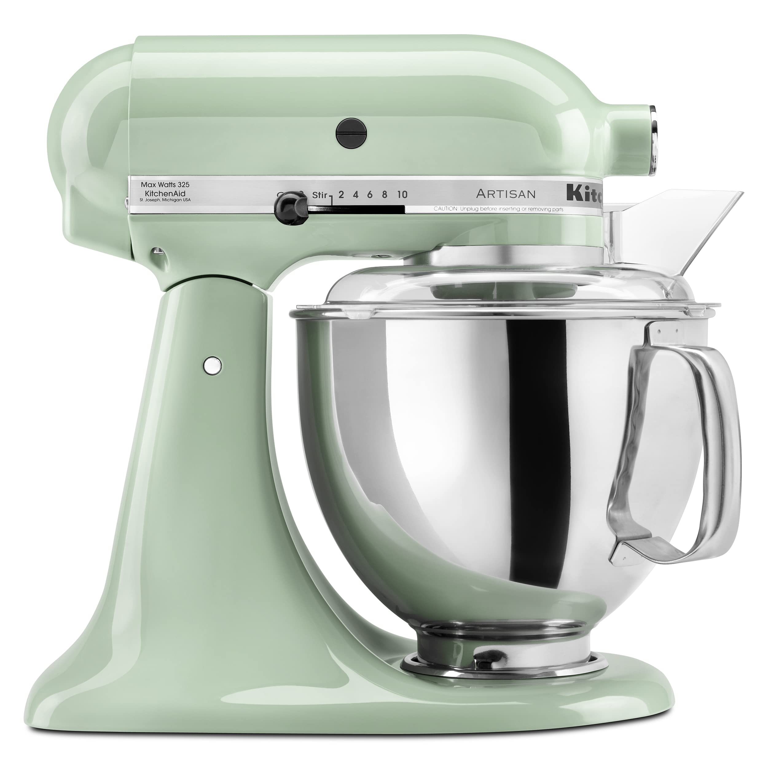 خرید از آمازون - میکسر پایه آرتیسان KitchenAid KSM150PSPT، 5 کوارت، روی، پسته
