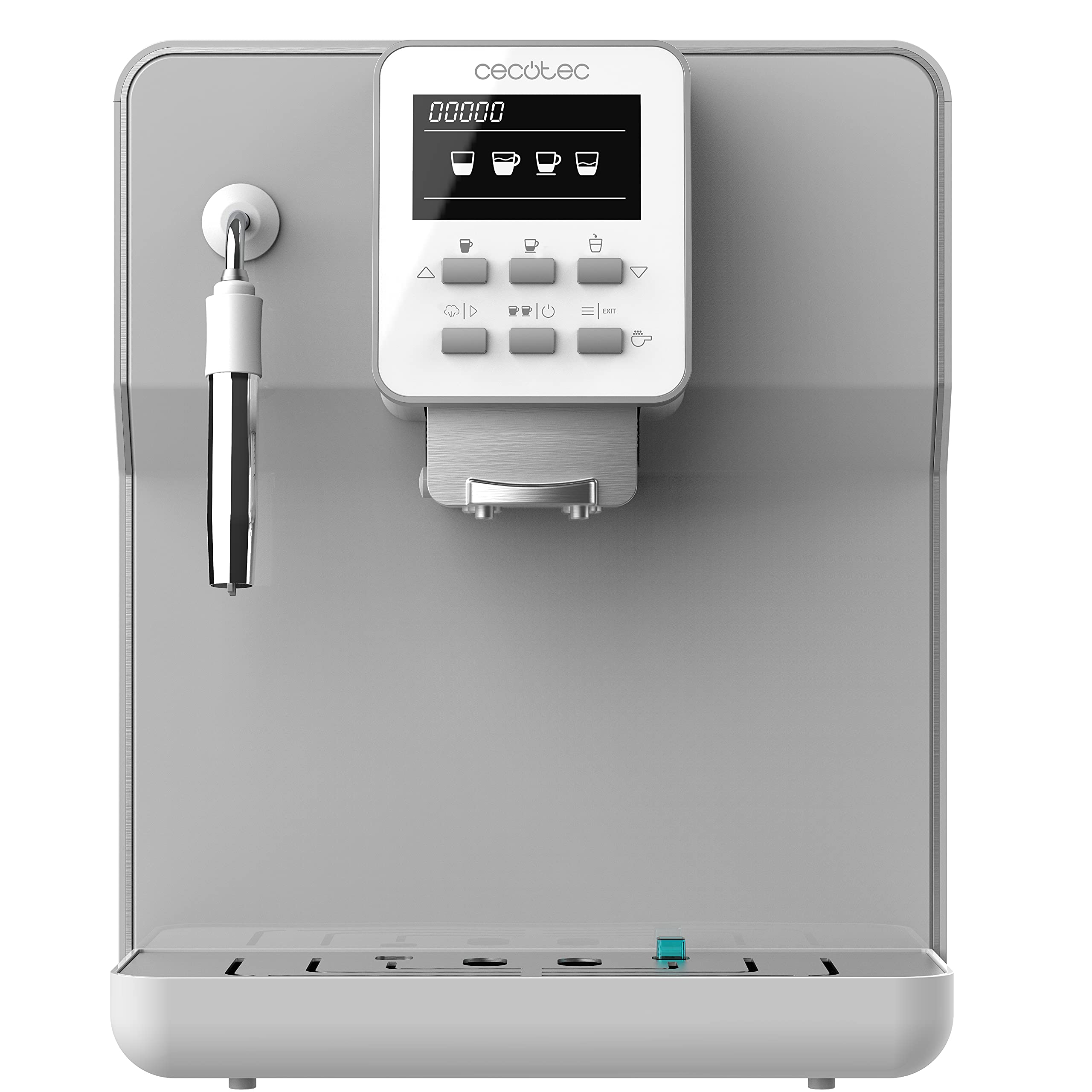اسپرسو ساز سکوتک اسپانیا سری بیانکا Cecotec Power Matic-ccino 6000،بار 19، صفحه نمایش LCD، مخزن دانه قهوه 250 گرمی