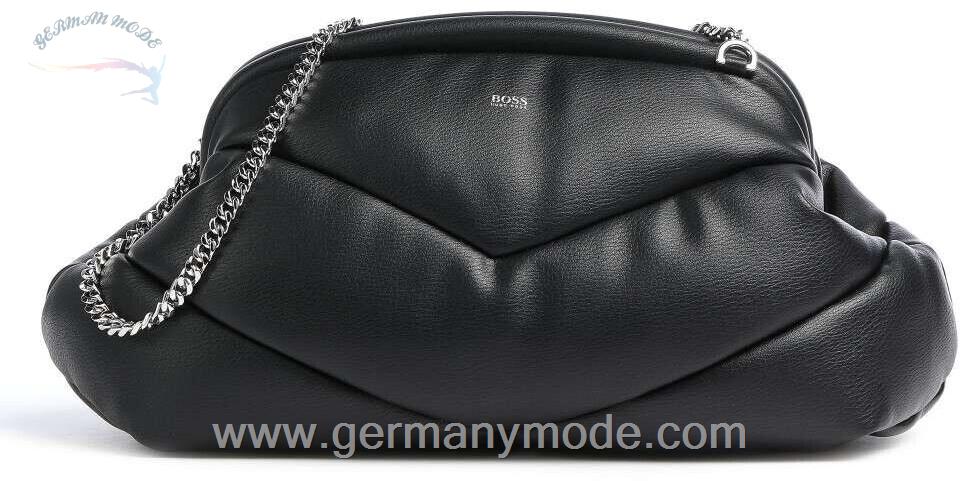 کیف دوشی زنانه هوگو باس آلمان Hugo Boss Gesteppte aus Kunstleder - Doreen Clutch-QP 50464219 Schwarz