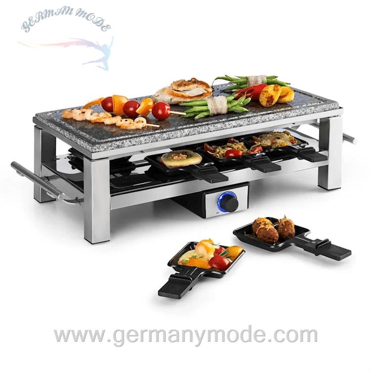 گریل راکلت پز برقی کلارشتاین آلمان Klarstein Schmelzlette Raclette Raclettegrill Anthrazit 1500 watt