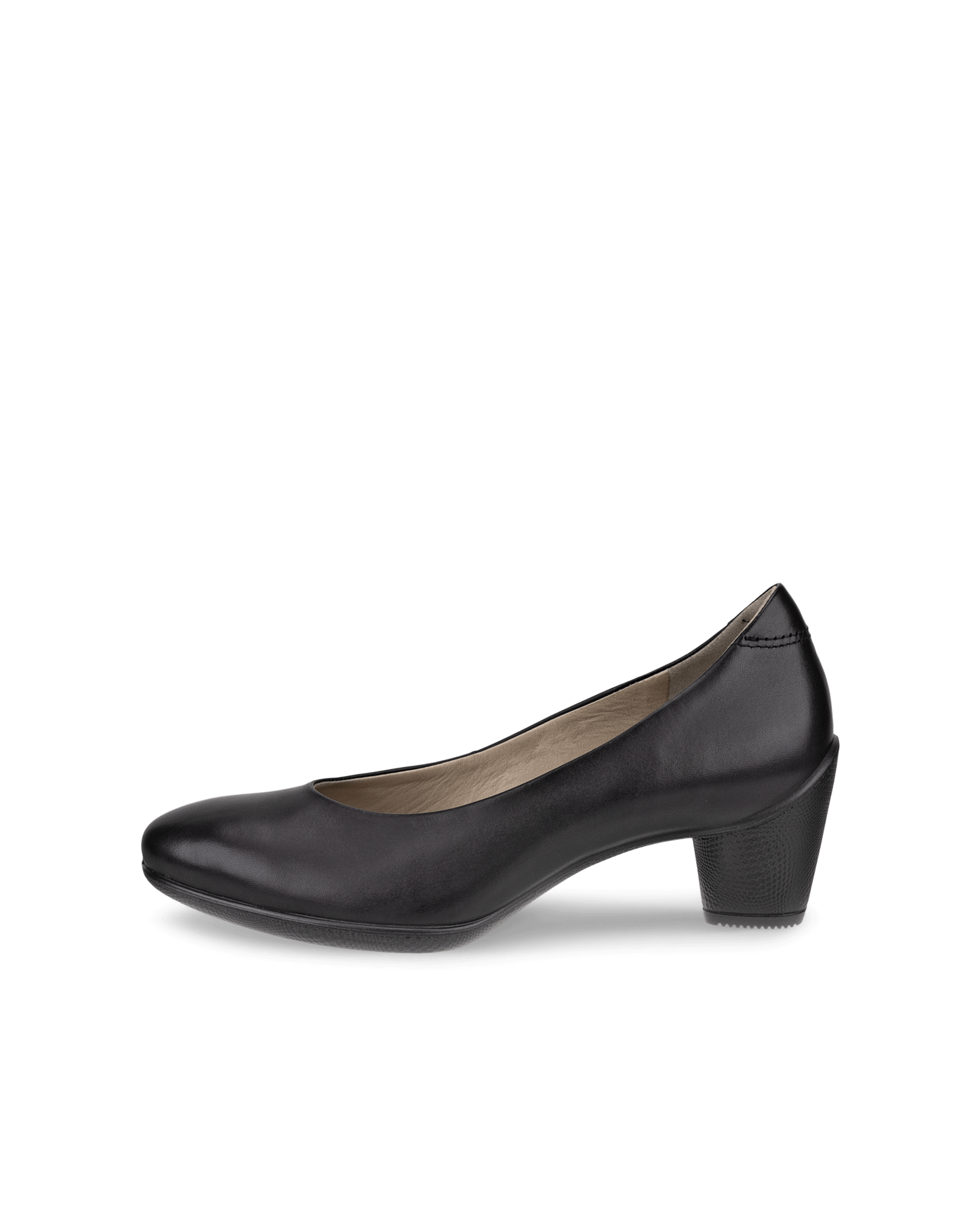 کفش زنانه اکو دانمارک ECCO SCULPTURED 45 Damen Lederpumps mit Blockabsatz Schwarz