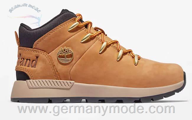 کفش کوهنوردی نوجوان تیمبرلند آمریکا TIMBERLAND SPRINT TREKKER HIKING BOOT FÜR KINDER IN GELB