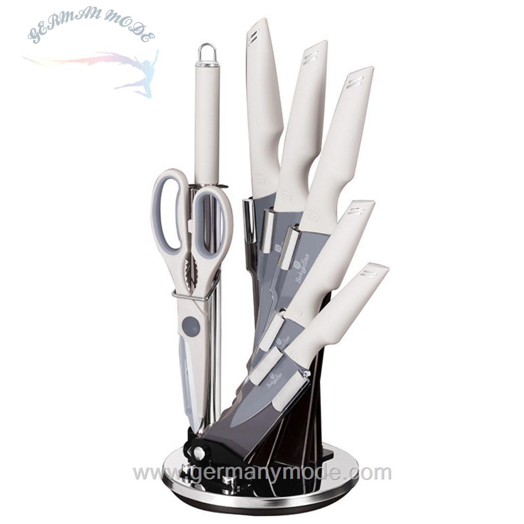 ست چاقو آشپزخانه 8 پارچه برلینگر هاوس مجارستان BERLINGER HAUS 8-PIECE KNIFE SET BH-2837 ASPEN COLLECTION