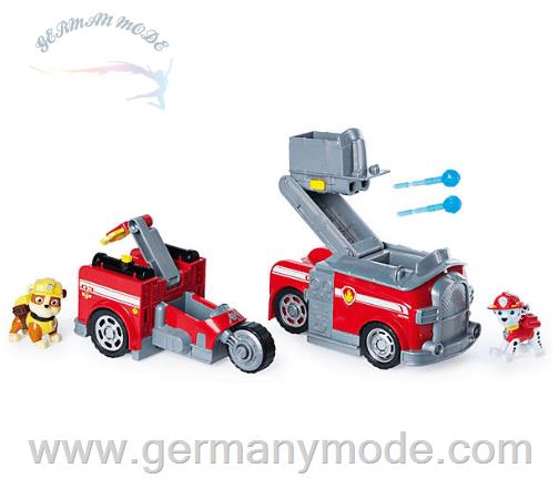 ماشین های مخصوص پرتاب گلوله و امداد Spin Master PAW Patrol Marshalls 2 in 1 Split Second Feuerwehrauto mit 2 Figuren (Basic Themed Vehicle)