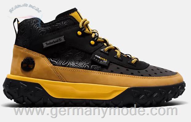 کتانی ورزشی مردانه تیمبرلند آمریکا TIMBERLAND GREENSTRIDE MOTION 6 SNEAKER FOR MEN IN BLACK YELLOW