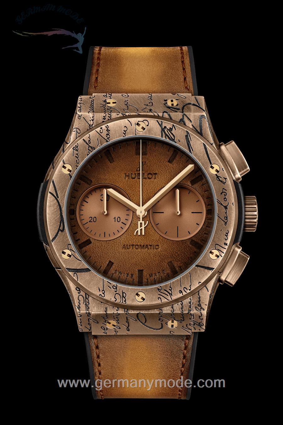 ساعت مچی مردانه هابلوت سوئیس HUBLOT CHRONOGRAPH BERLUTI 45MM s