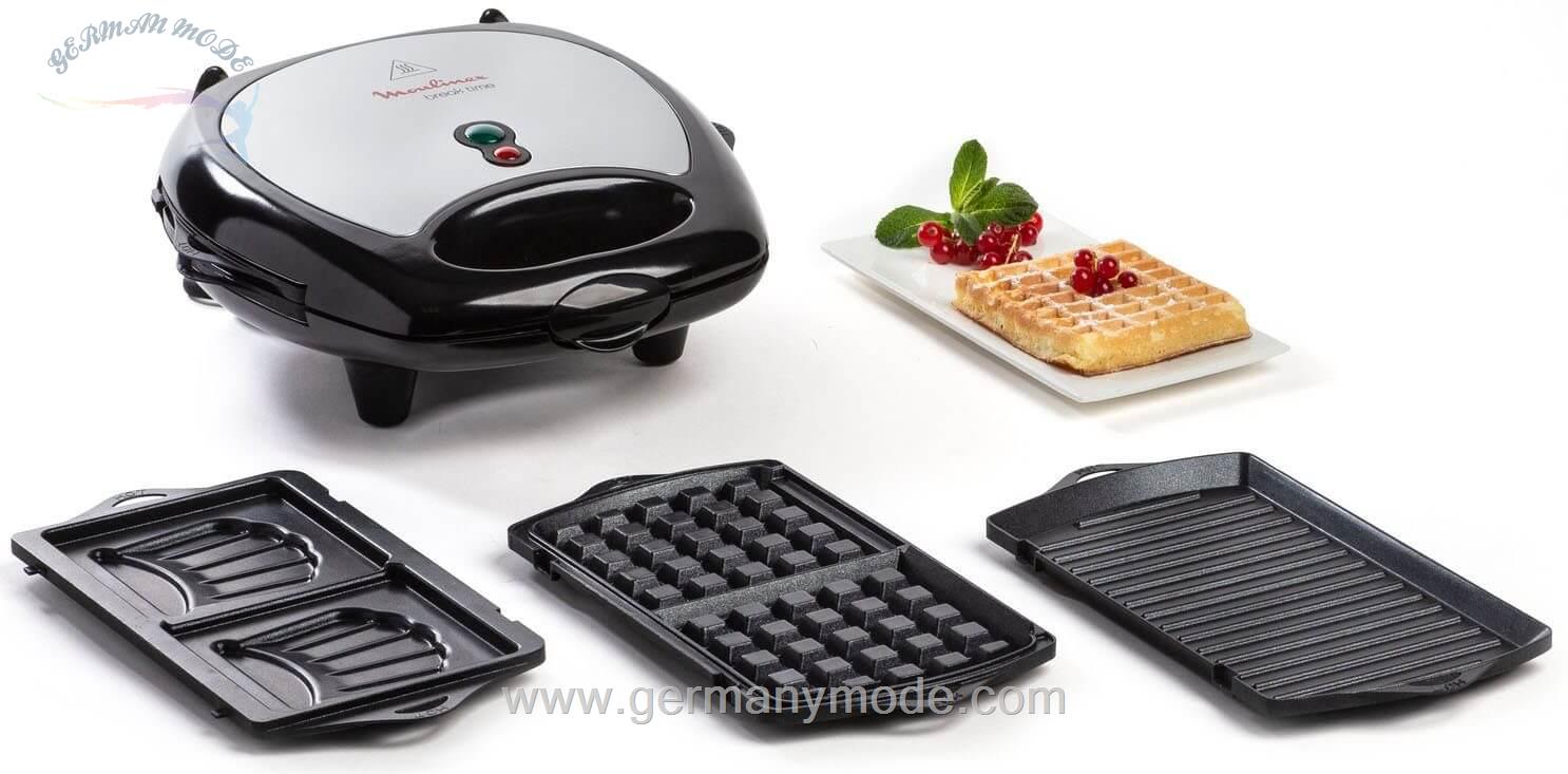 گریل ساندویچ ساز وافل ساز مولینکس فرانسه Moulinex SW611812 - 700 W