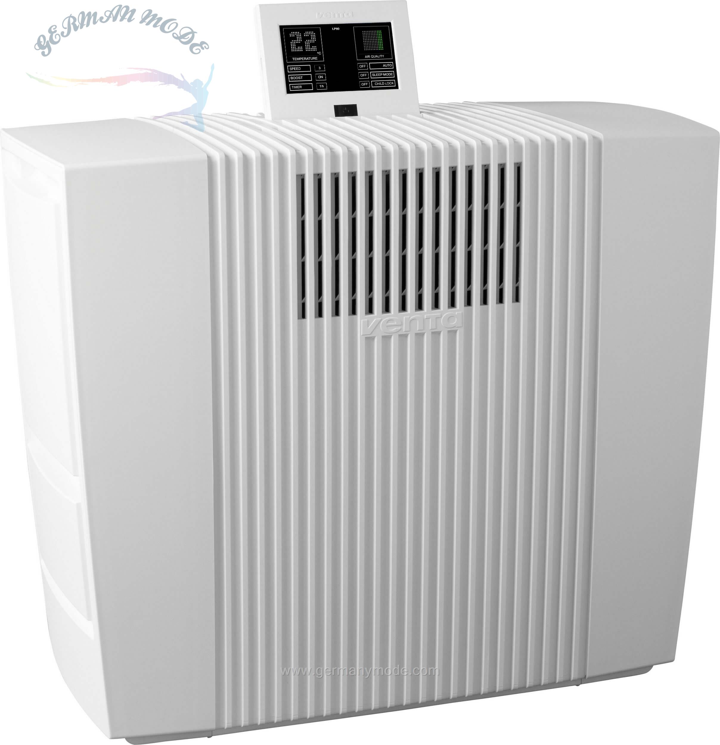دستگاه تصفیه هوا ونتا Venta Luftreiniger LP60 Ultra- befreit die Raumluft zu 99/95 - von Allergenen