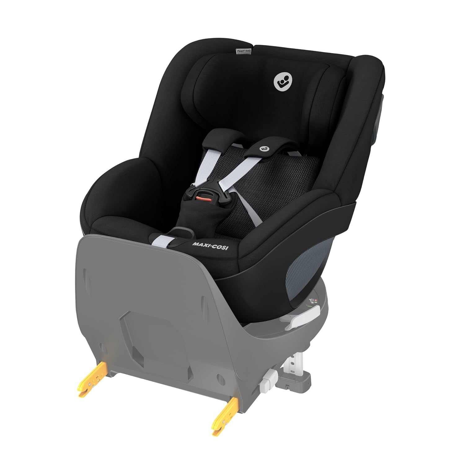 صندلی ماشین کودک مکسی کوزی آلمان Maxi-Cosi Pearl 360 i-Size، صندلی ماشین چرخان 360 درجه، 3 ماه تا 4 سال (61-105 سانتی متر)، چرخش یک دست، ClimaFlow، تسمه آسان، G-CELL