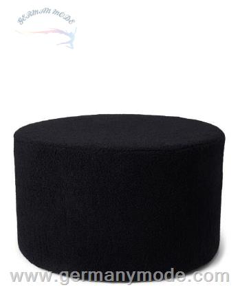 پاف گرد اسنزا هلند ESSENZA Teddy Nightblue Samthocker 60 x 37 cm