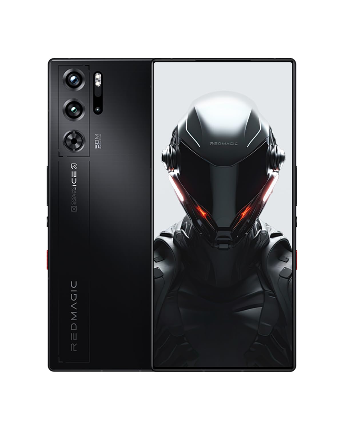 خرید از آمازون - تلفن همراه گیمینگ REDMAGIC 9 Pro 120Hz، گوشی هوشمند اندرویدی 5G، حافظه رم 12 گیگابایتی + 256 گیگابایت، اسنپدراگون 8 نسل 3، صفحه نمایش تمام صفحه 6.8 اینچی AMOLED، تلفن بازی FHD+، دوربین 50 مگاپیکسلی، شارژر 80 واتی، دو سیم کارت مشکی
