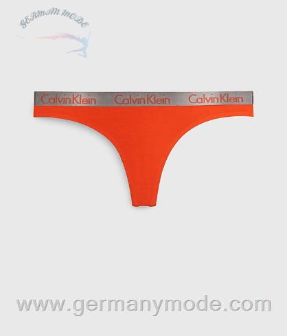 شورت استرینگ زنانه کلوین کلین آمریکا Calvin Klein String Radiant Cotton Push Pop Peach 000QD3539E8HP