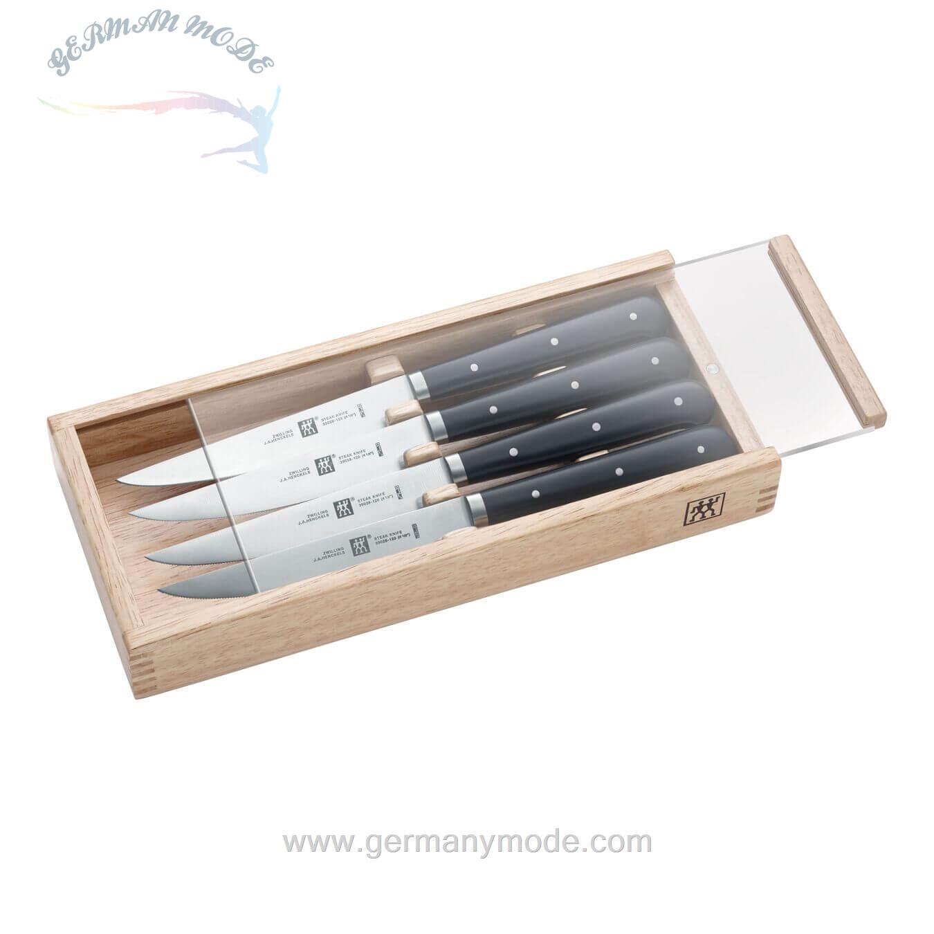 چاقو استیک ۴ عددی زولینگ آلمان ZWILLING STEAK-SETS STEAKMESSERSET 4-TLG