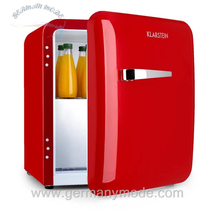 مینی یخچال فریزر 37 لیتری کلارشتاین آلمان Klarstein Audrey Mini 2in1 Kühlschrank Minibar Mini-Kühlschrank Rot 39 dB 37 Ltr