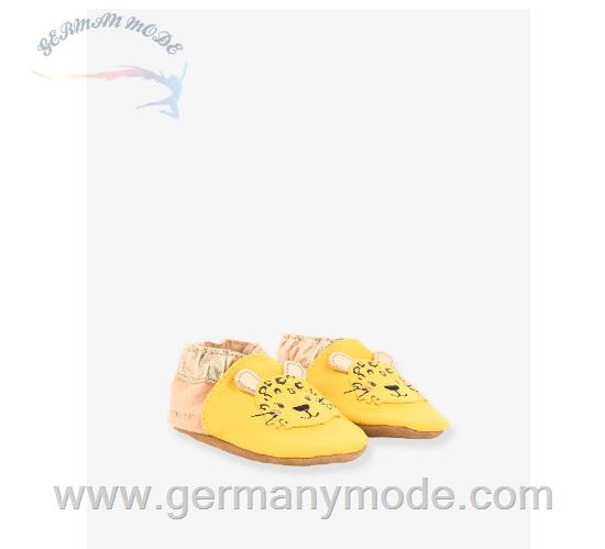 کفش کودک نو پا ربیز Robeez Baby Krabbelschuhe Leopardo Robeez - gelb