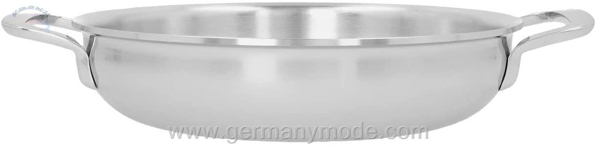ماهیتابه 24 سانت استیل چند کاره دمایر بلژیک Demeyere Multifunction 7 Bratpfanne 18/10 Edelstahl silber 24 cm