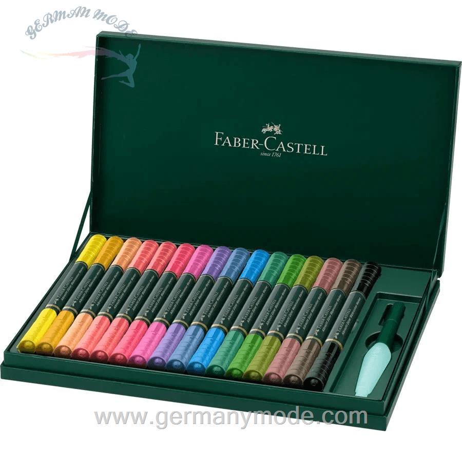 ماژیک حرفه ای 17 تکه فابرکاستل آلمان FABER CASTELL Albrecht Dürer Watercolour Marker Geschenketui 17 teilig