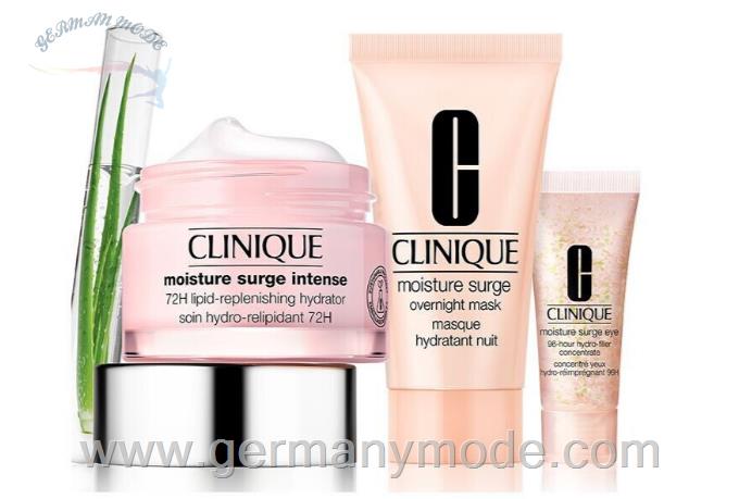 ست مراقبت شامل مرطوب کننده- ماسک شب کرم دور چشم کلینیک آمریکا Clinique Derm Pro Solutions - Moisture Surge Intense Set 4-tlg