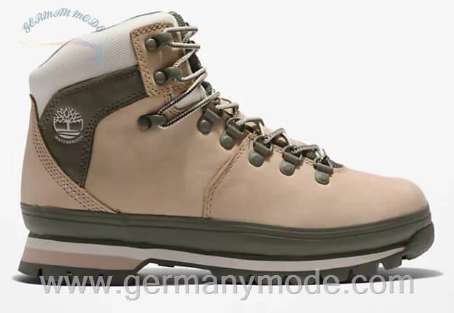 کفش کوهنوردی ضد آب زنانه تیمبرلند آمریکا TIMBERLAND WATERPROOF EURO HIKING BOOT FOR WOMEN IN BEIGE