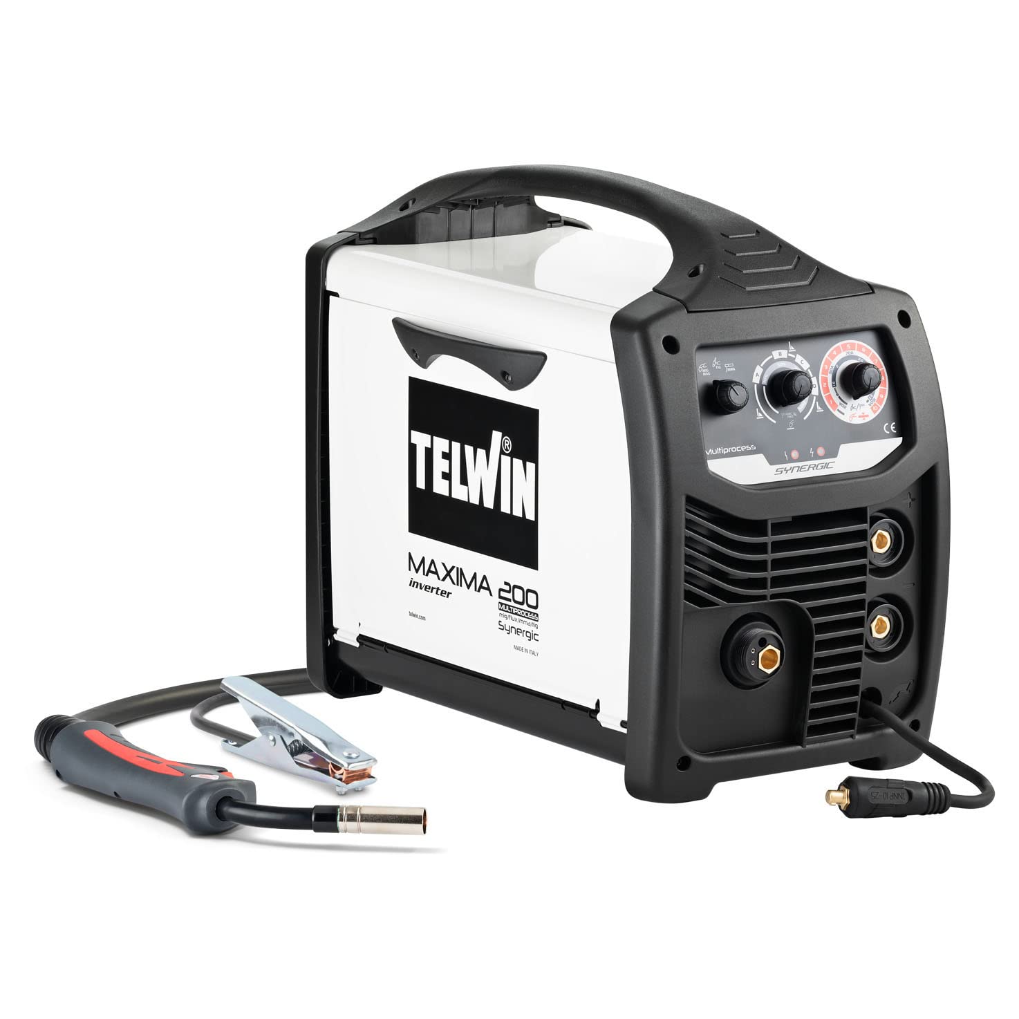 خرید از آمازون - Telwin 816087 Maxima 200 Synergic - Multiprozess-Draht-Inverter-Schweißgerät Maxima 200_170A Multiprozes