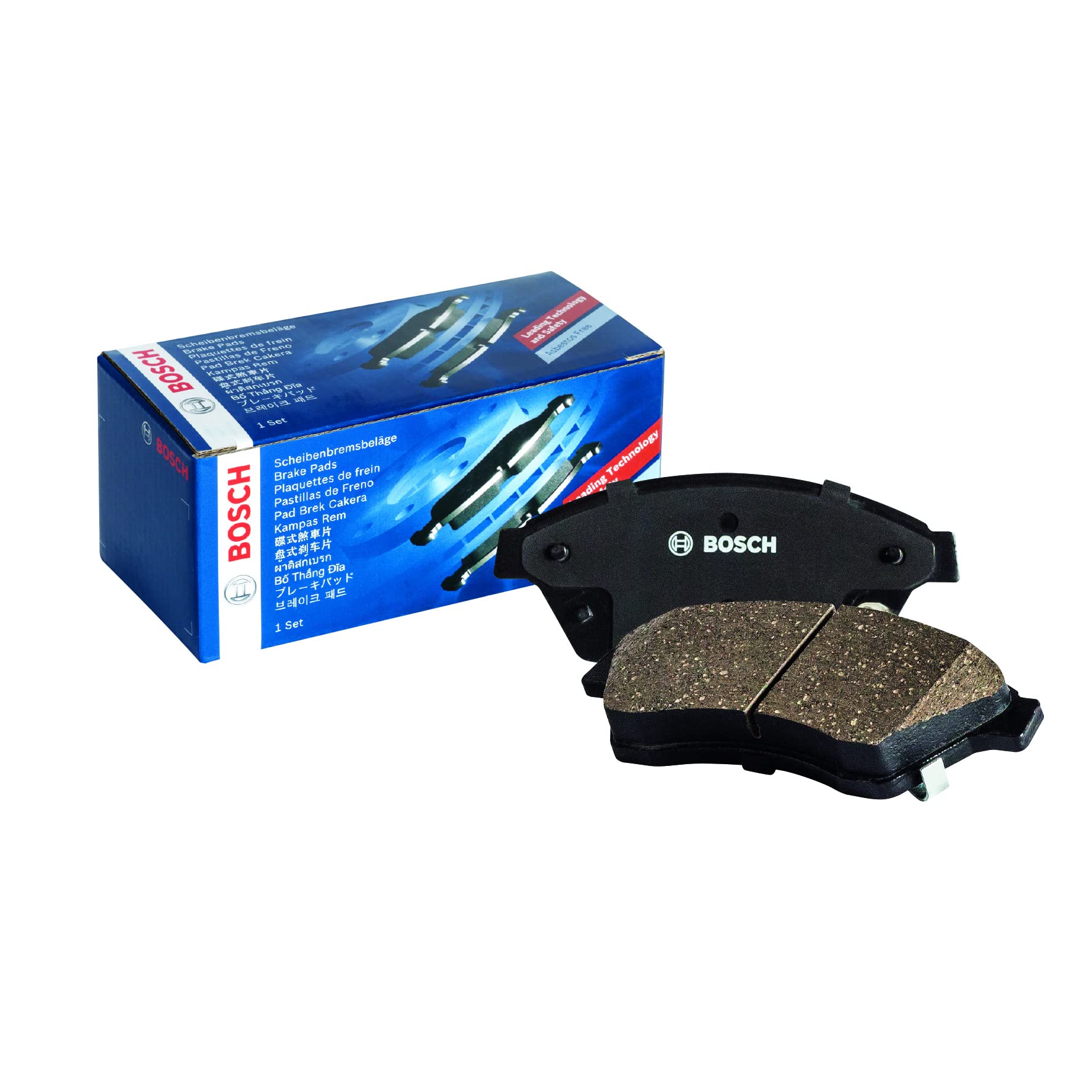 لنت ترمز بوش Bosch BP1791 - محور جلو - گواهی ECE-R90 - چهار لنت ترمز در هر مجموعه