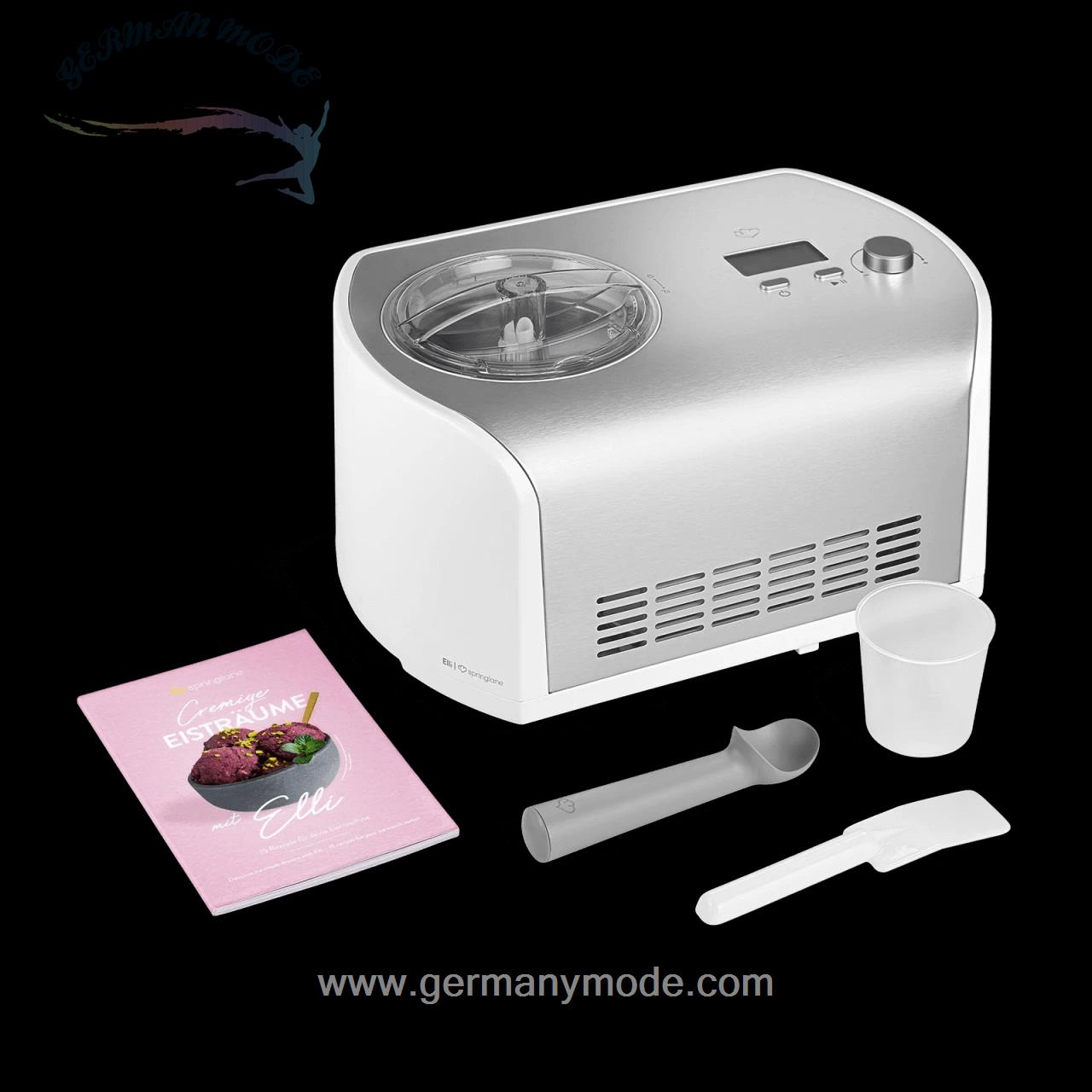بستنی ساز خانگی کمپرسوردار اسپرینگلن آلمان Springlane Elli Eismaschine mit Kompressor
