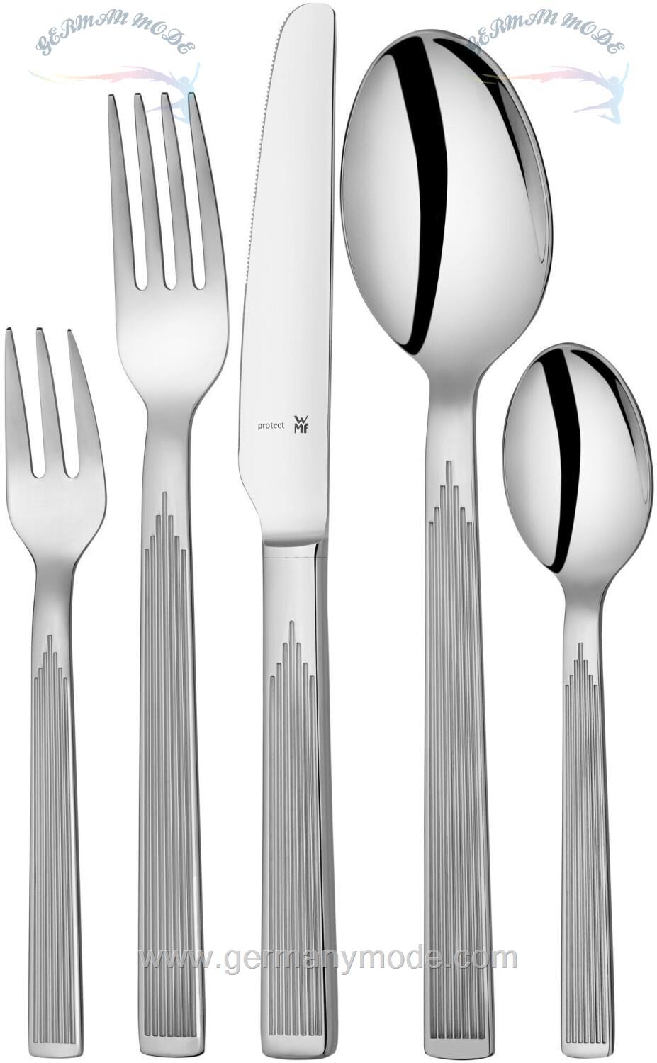 سرویس قاشق چنگال 30 پارچه وی ام اف آلمان WMF Art Deco Besteck-Set 30-teilig