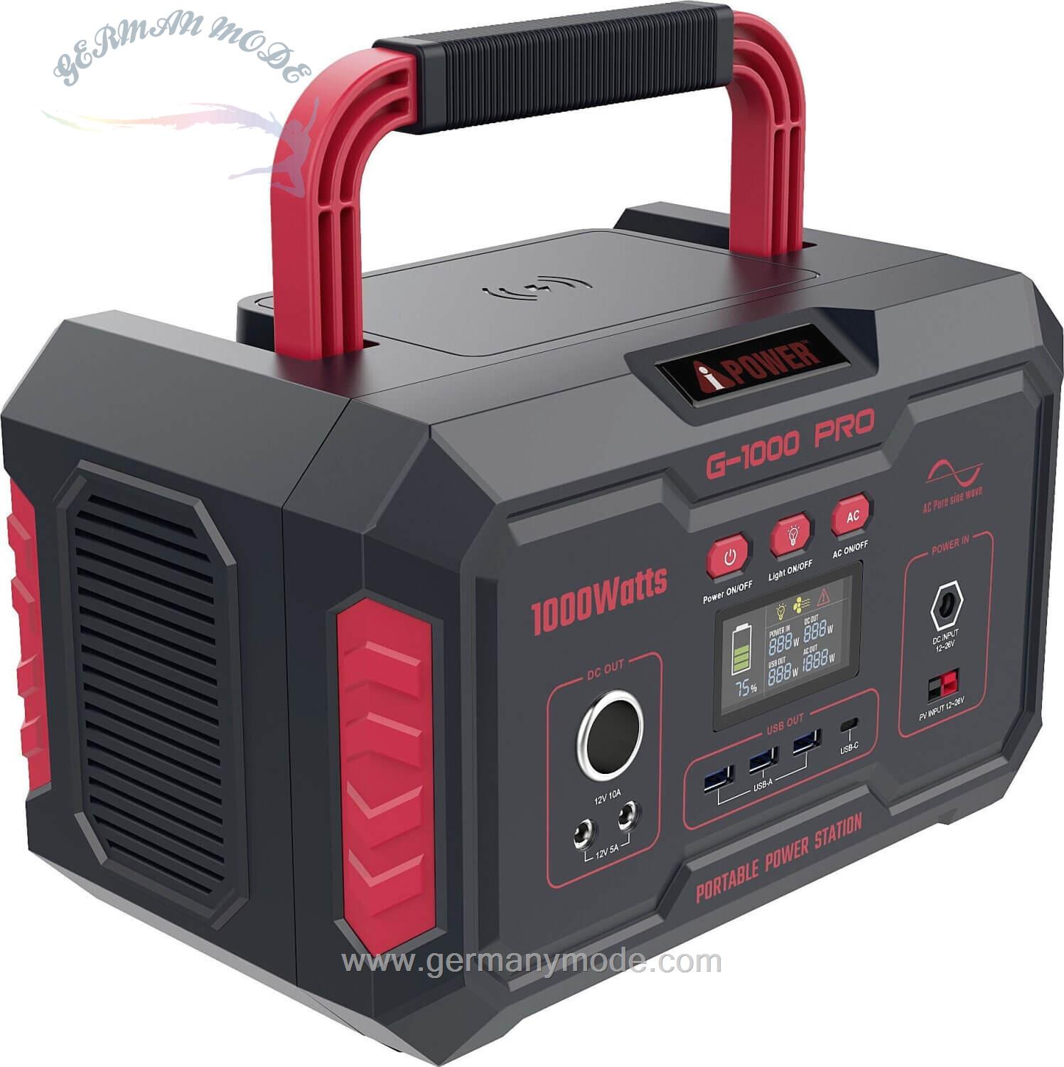 ژنراتور برق خورشیدی 1000 وات هاوسمن Haussmann G-1000 Pro -100111