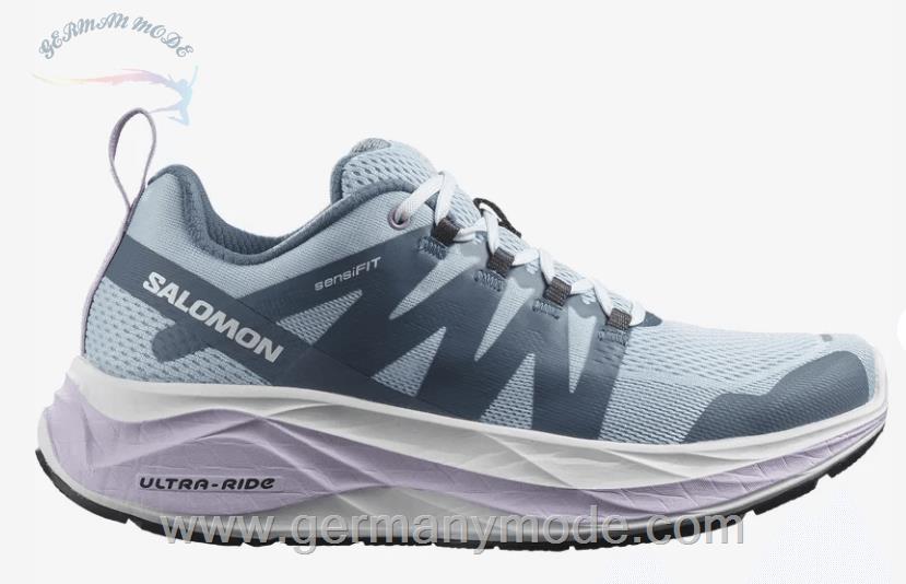 کتانی ورزشی زنانه سالامون فرانسه SALOMON GLIDE MAX Laufschuhe Damen Angel Falls White Orchid Bloom
