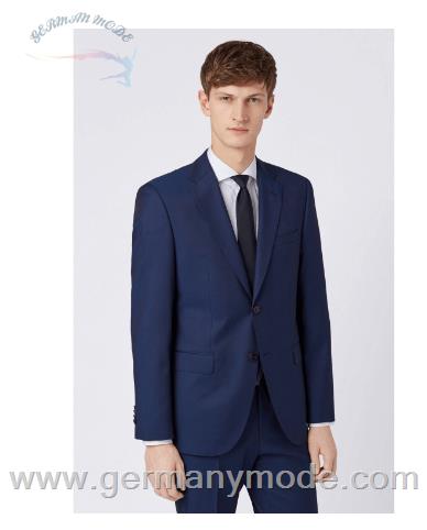 کت تک مردانه هوگو باس آلمان Hugo Boss Regular-Fit Sakko aus Schurwoll-Serge (50409253) (50409253-419) blau