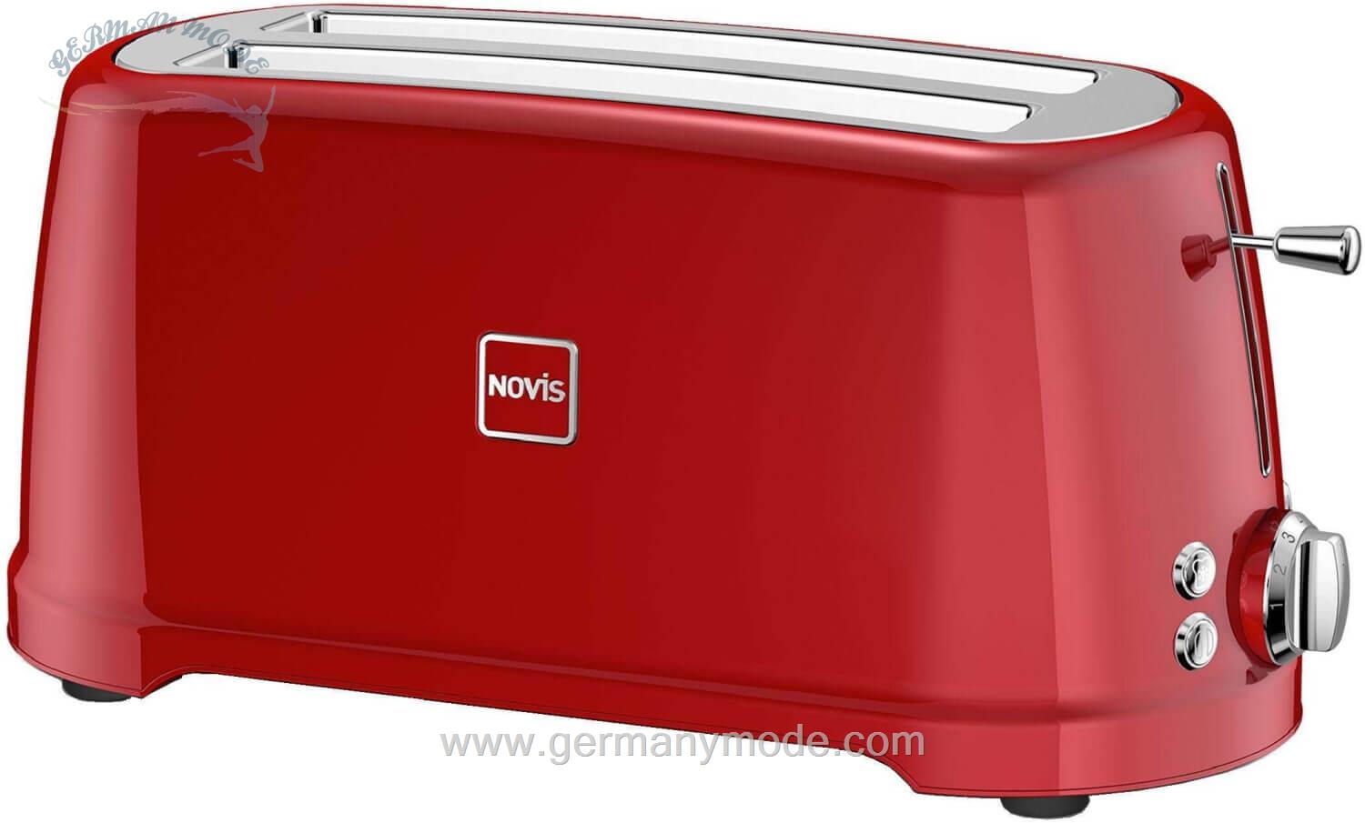 توستر نوویس سوئیس Novis Toaster Iconic T4 1600W Rot