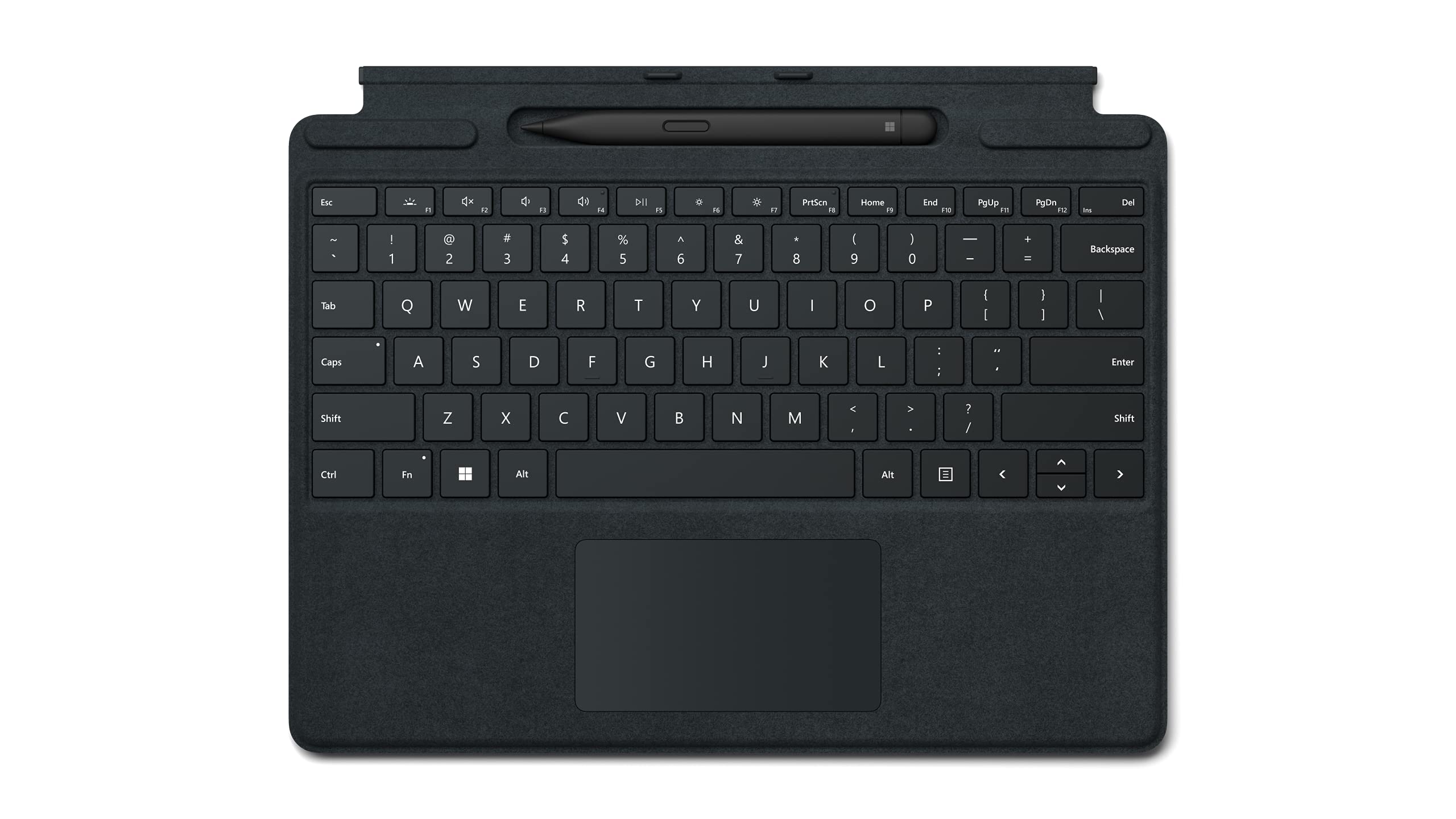 خرید از آمازون - صفحه کلید Microsoft Surface Pro 8 / 9 / X Signature مشکی در یک بسته با صفحه کلید سیاه مشکی Slim Pen 2 + Pen Single