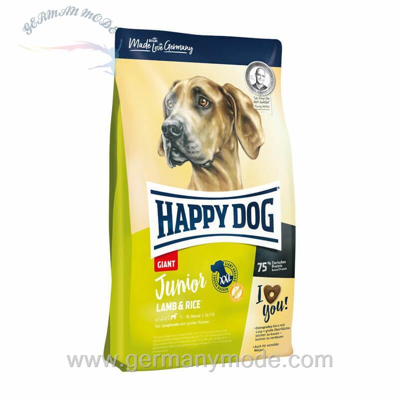 غذا خشک سگ هپی داگ آلمان Happy Dog Giant Junior Lamm - Reis 15kg