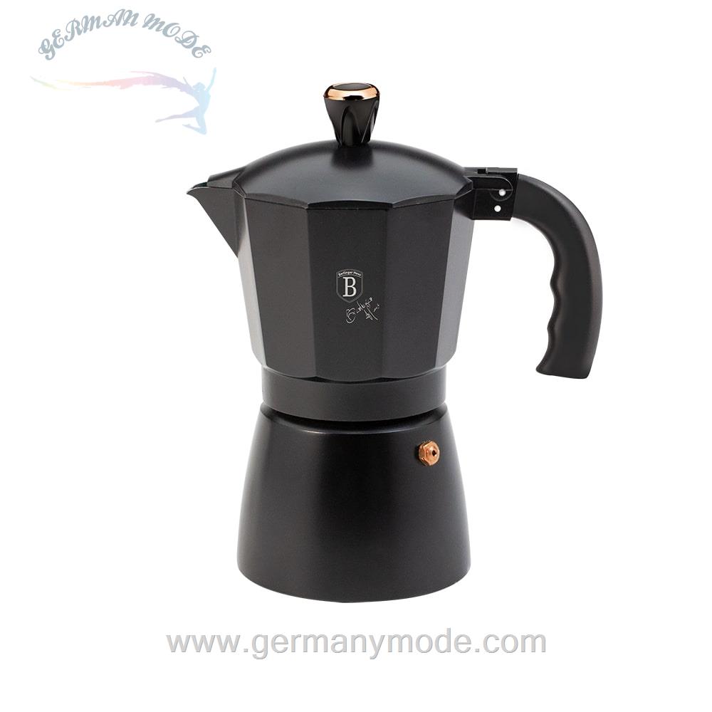 قهوه جوش 6 فنجان برلینگر هاوس مجارستان Berlinger Haus Coffee Maker 6 Cups BH/1974 Black Rose Gold