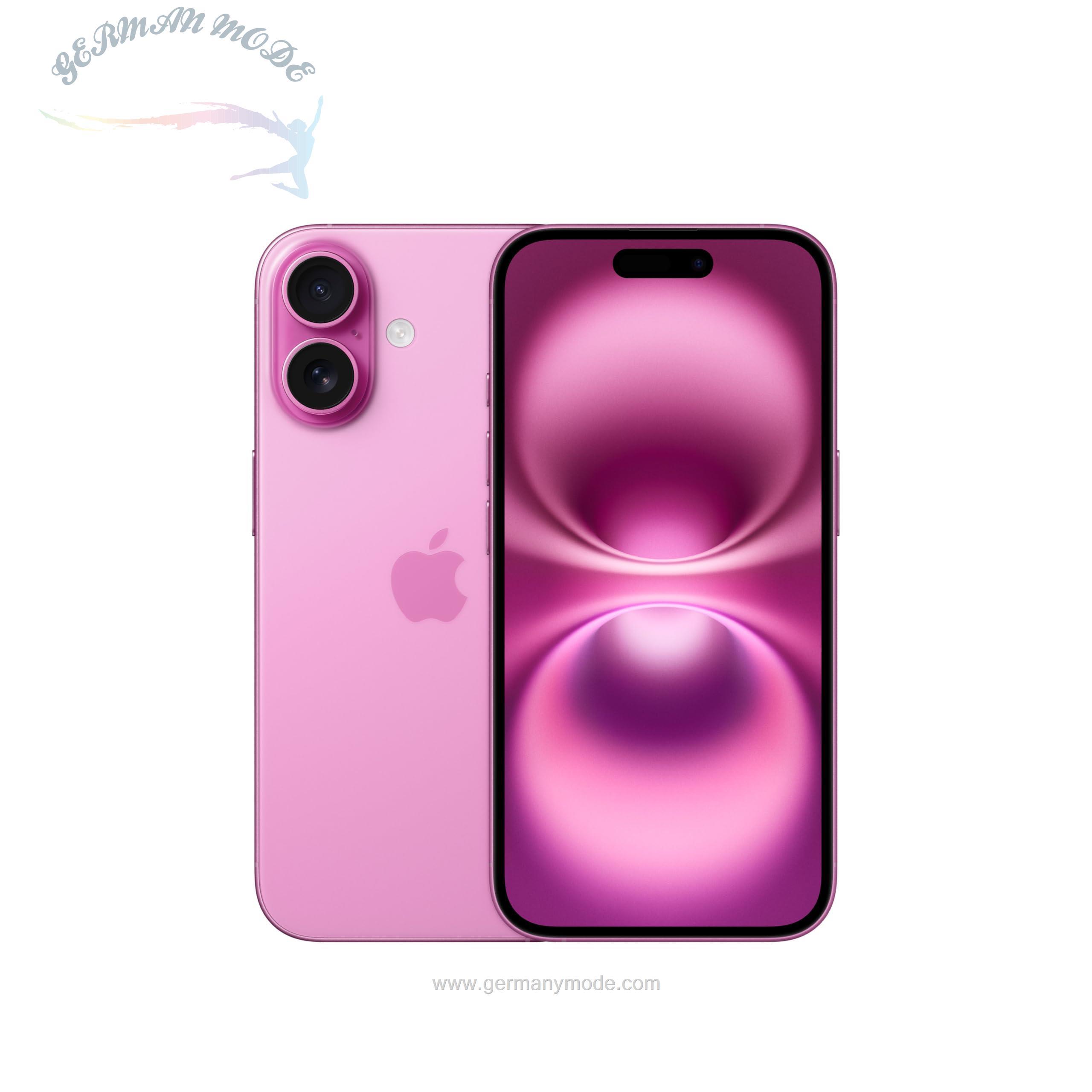 گوشی موبایل اپل آیفون 16 128 گیگابایت Apple iPhone 16 128GB تلفن همراه 5G با کنترل دوربین، تراشه A18 و افزایش واقعی باتری. با AirPods، Rosé Rosé 128GB کار می کند