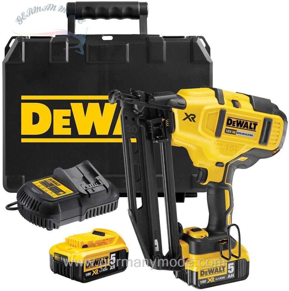 میخ کوب شارژی دیوالت آمریکا DeWalt DCN660P2 Akku-Nagler 18V Brushless + 2x Akku 5,0Ah + Ladegerät + Koffer
