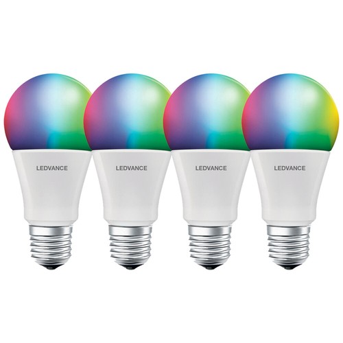 خرید از ایبی - 4 x لامپ LED Smart+ 9W = 60W E27 مات 806lm RGBW 2700K-6500K بلوتوث کم نور