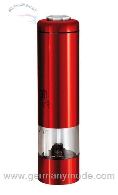 آسیاب نمک و فلفل برقی برلینگر هاوس مجارستان Berlinger Haus Electric Salt or Pepper Mill BH/1907 Metallic Burgundy Line
