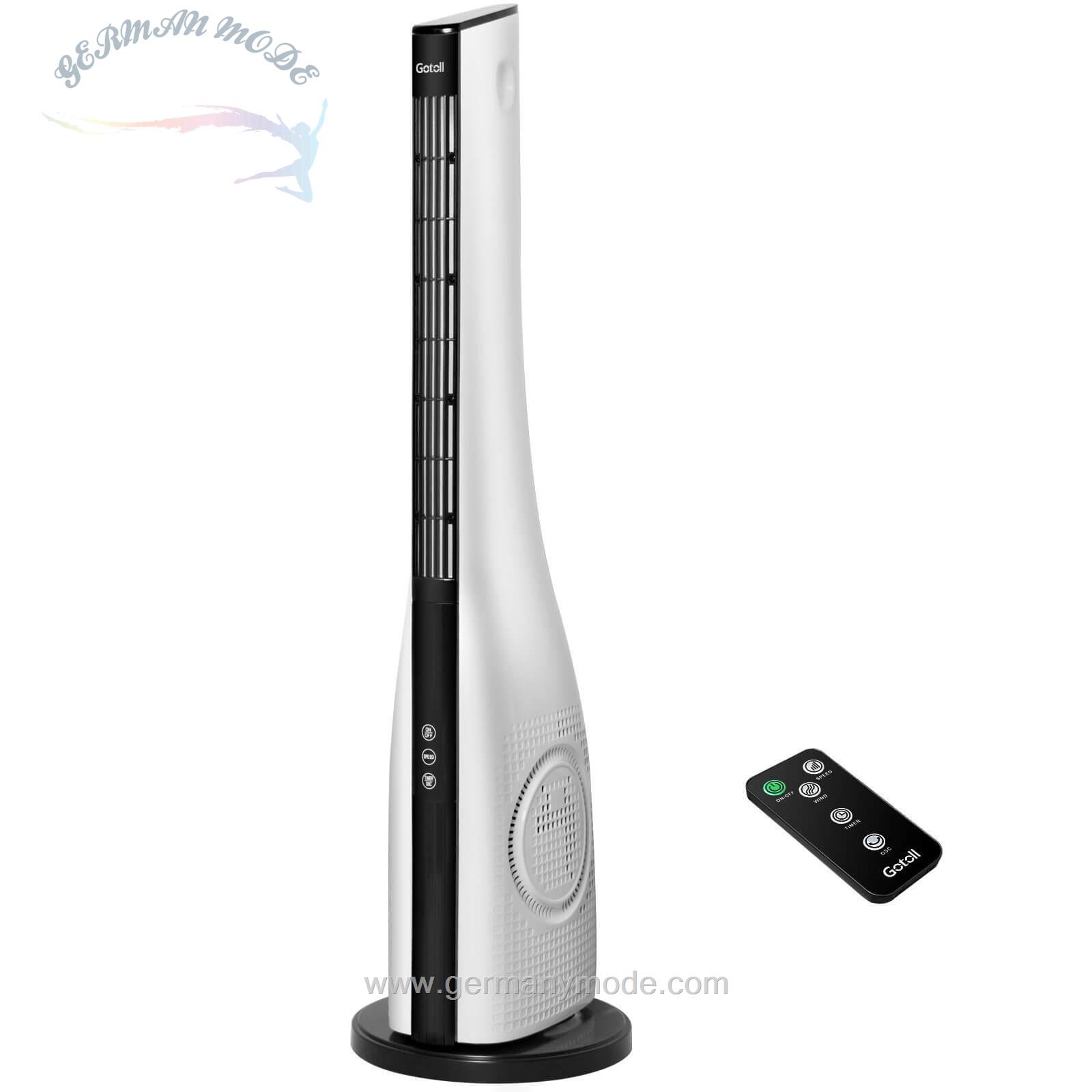 پنکه برقی ایستاده گوتول Gotoll Turmventilator GL2016Y- H 90cm mit Fernbedienung