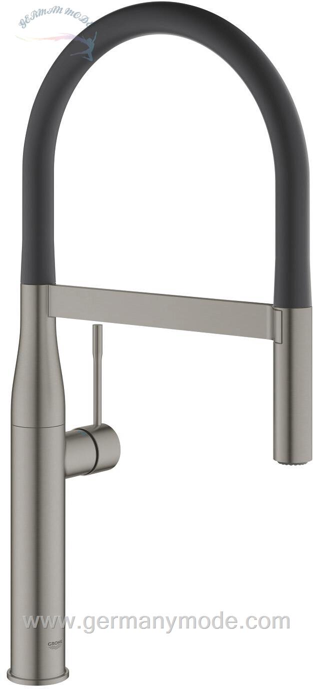 شیر مخلوط ظرفشویی شلنگ دار گروهه آلمان GROHE Essence 30294 hard graphite gebürstet 30294AL0