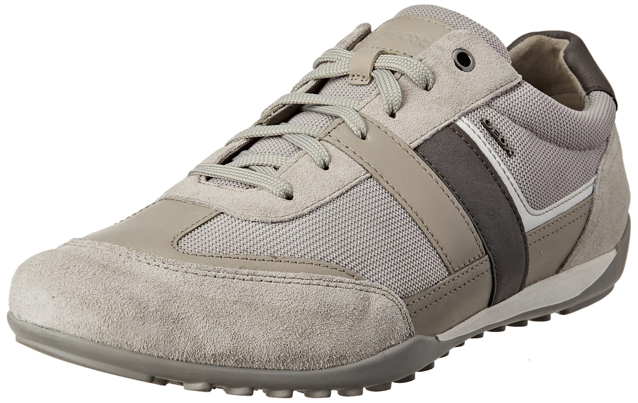 خرید از آمازون - Geox Herren U Wells B Sneakers 43 EU Lt Grey