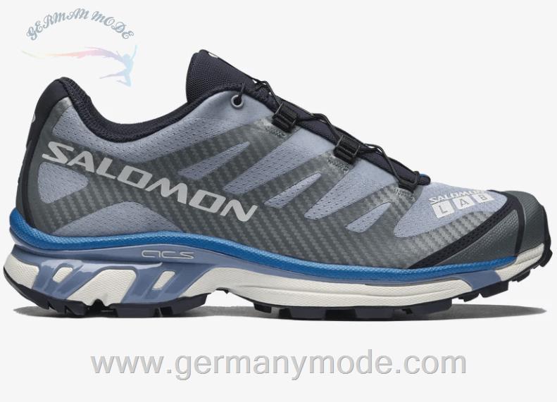 کتانی اسپرت مردانه زنانه سالامون فرانسه SALOMON XT-4 Sportliche Schuhe Unisex Stormy Weather / Indigo Bunting / Nimbus Cloud