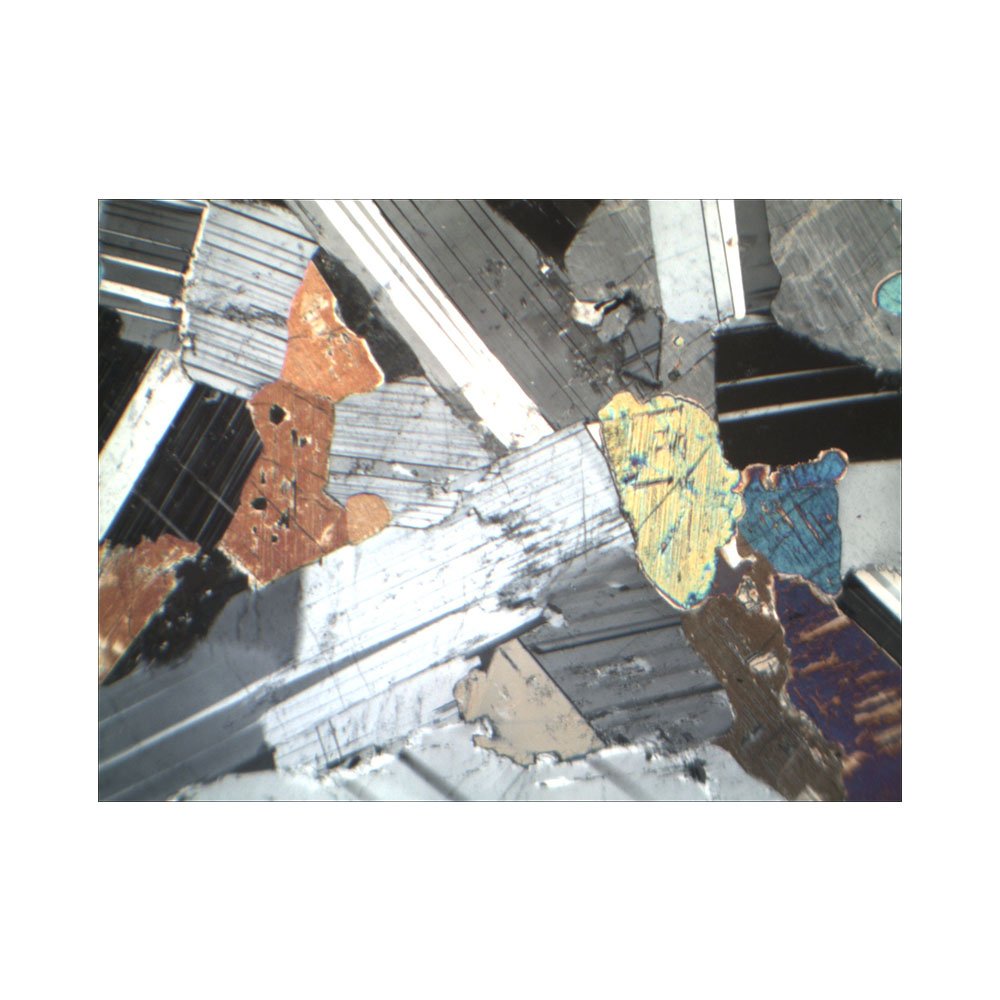 گسترش نازک سنگ‌ها، سری پایه 1 (Gesteinsdünnschliffe, Basisserie 1) به زبان انگلیسی 3B Scientific Mikroskopie