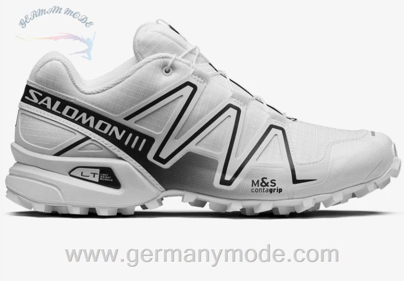 کتانی اسپرت مردانه زنانه سالامون فرانسه SALOMON SPEEDCROSS 3 Sportliche Schuhe Unisex White / White / Alloy