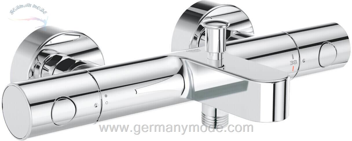 شیر مخلوط حمام گروهه آلمان GROHE Precision Get Thermostat Wannenbatterie 1/2 chrom 34774000