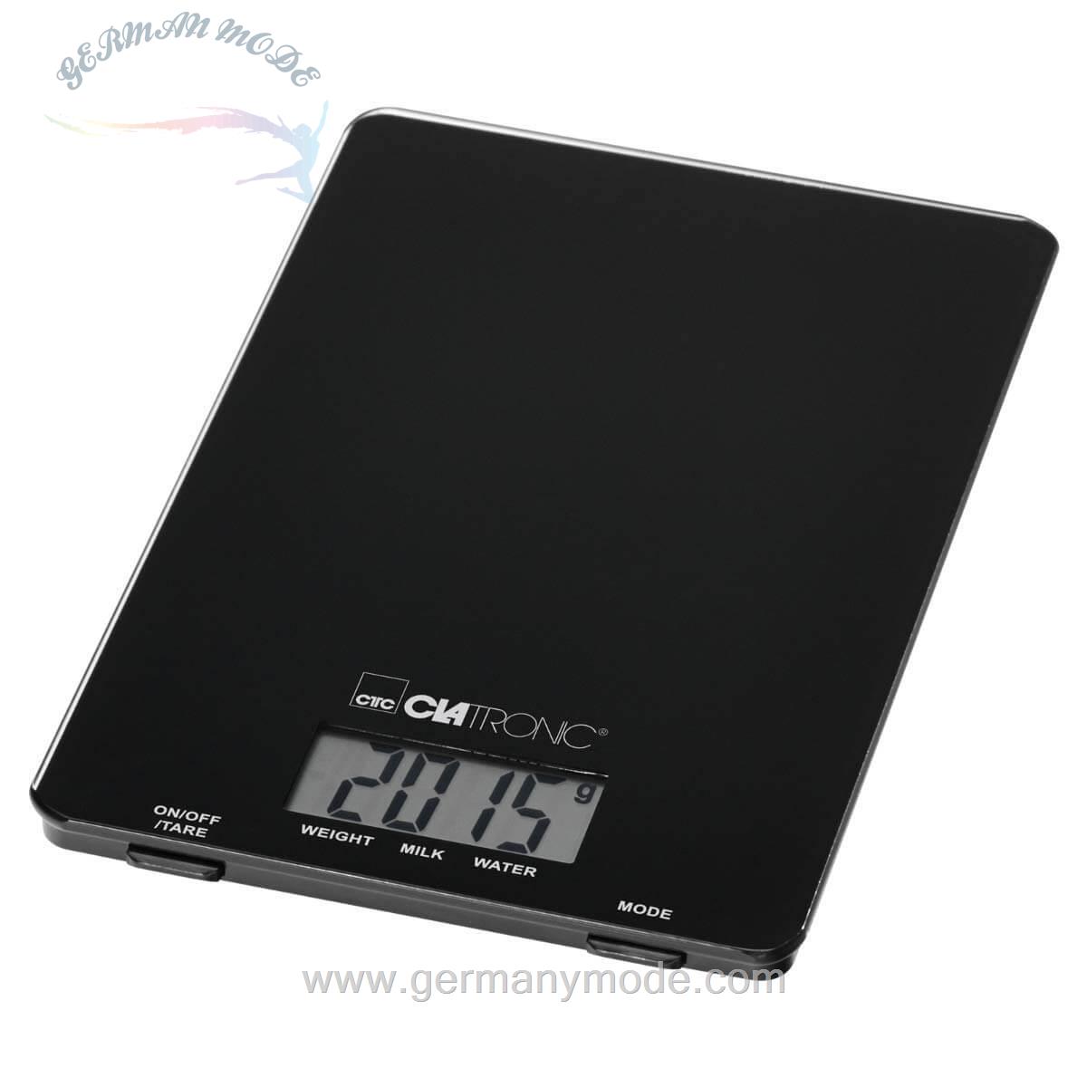 ترازو دیجیتال آشپزخانه کلترونیک آلمان Clatronic KW 3626 Kitchen Scales up to 5 kg /schwarz