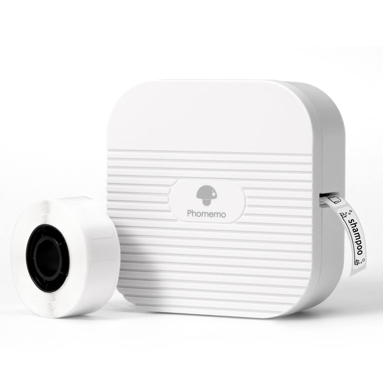 چاپگر برچسب بلوتوث Phomemo Q31، برچسب‌ساز کوچک، برچسب‌ساز خودچسب برای خانه، محل کار، چاپگر برچسب حرارتی برای iOS و اندروید، با ۱ رول برچسب به همراه ۱ رول برچسب سفید