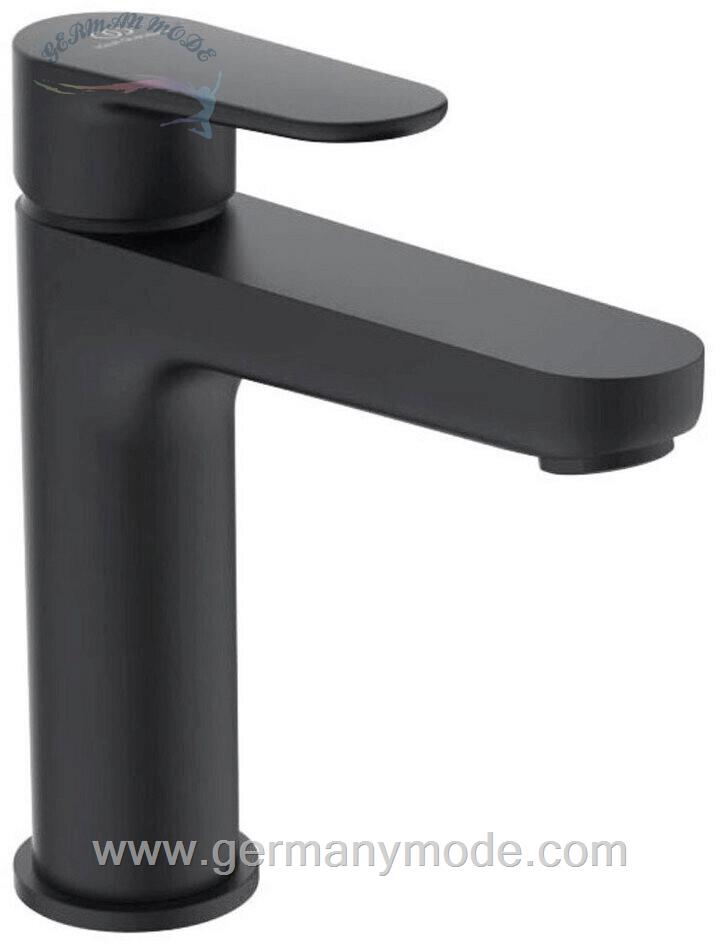 شیر مخلوط روشویی پایه کوتاه ایدیل استاندارد Ideal Standard Cerafine O H120 125mm BC554 ohne Ablaufgarnitur silk black BC554XG